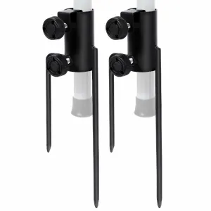 2 Pack Camping Tent Rod Holder with Stakes From Redcamp