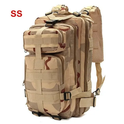 30L Military Tactical Rucksack Backpack Adjustable Travel Camping