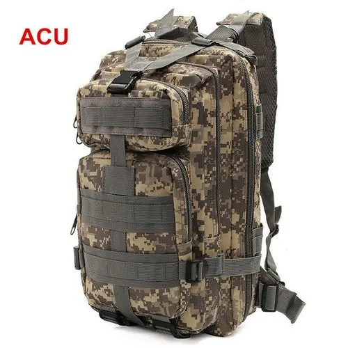 30L Military Tactical Rucksack Backpack Adjustable Travel Camping