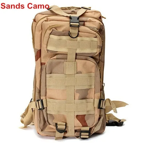30L Military Tactical Rucksack Backpack Adjustable Travel Camping