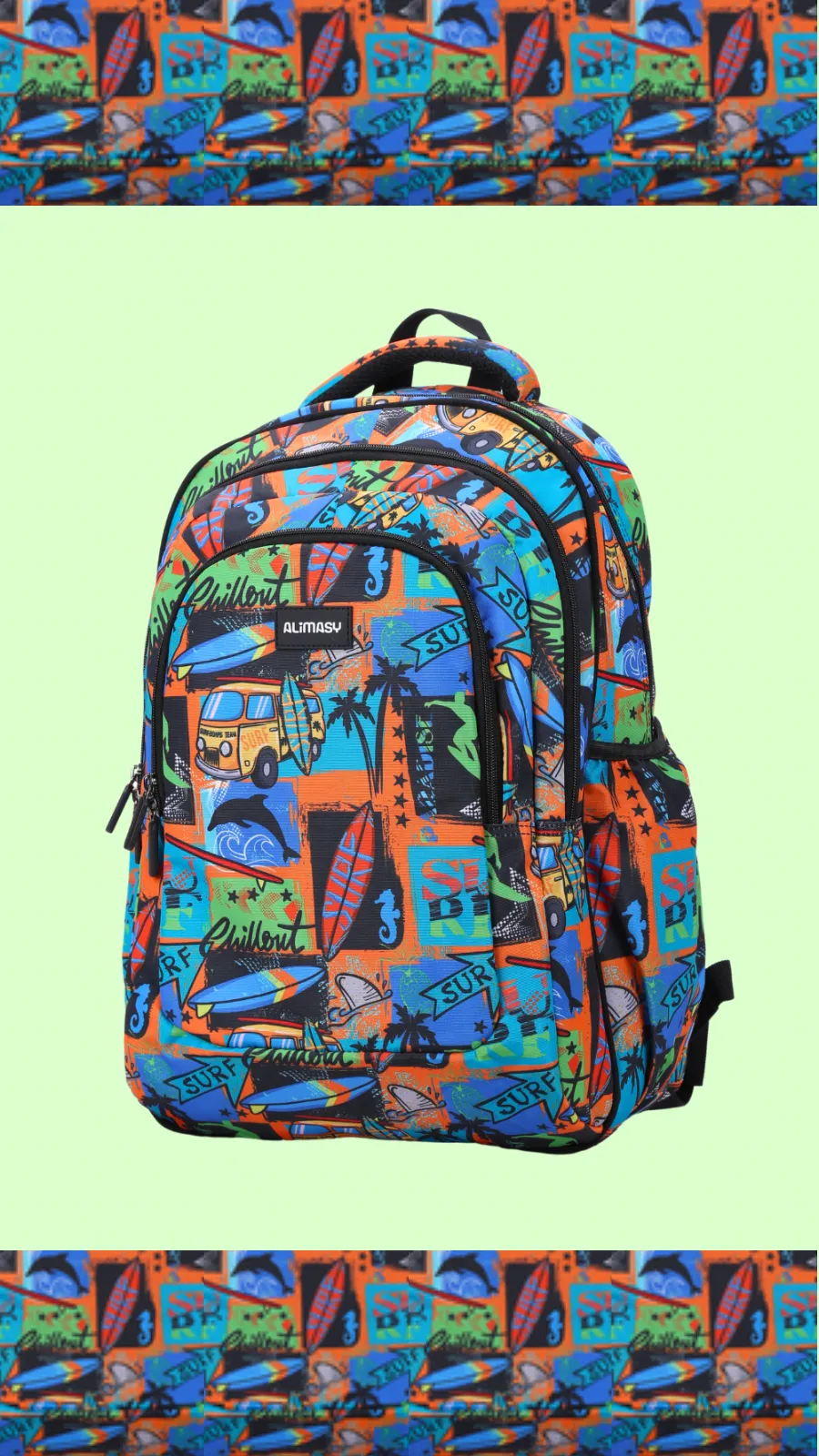 Alimasy Large Backpack - Surf Kombi