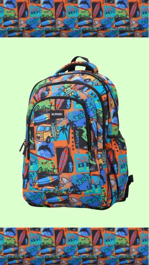 Alimasy Large Backpack - Surf Kombi