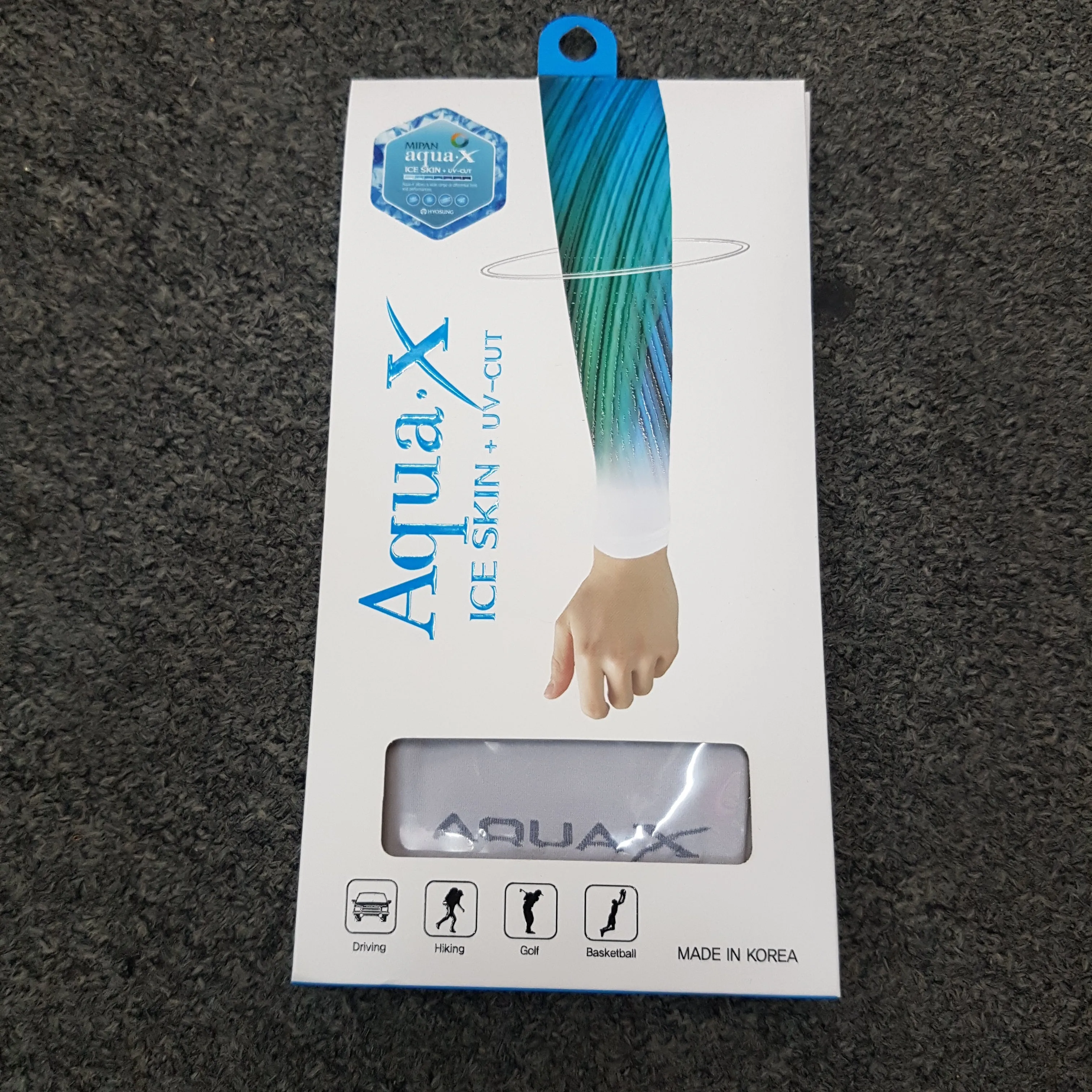 Aqua X Uv Protection Cooling Arm Sleeves (A Pair)( Free Size)- Bike, Run, Walk, Hike ,Outdoor