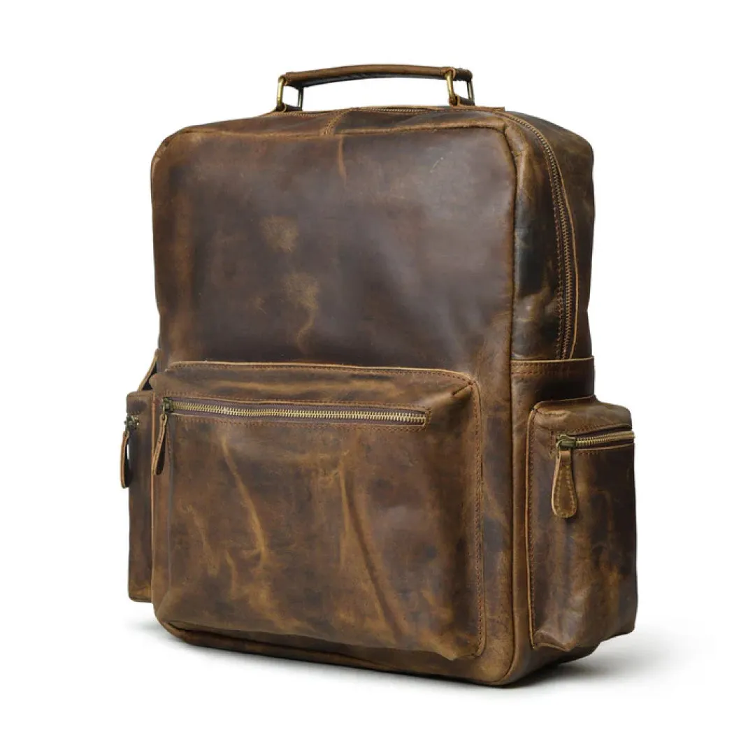 Barclay Buffalo Leather Backpack