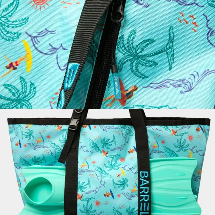 Barrel Surfer Beach Bag-MINT