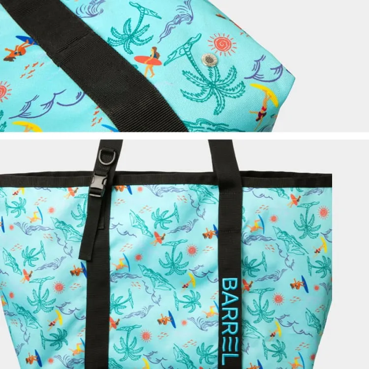 Barrel Surfer Beach Bag-MINT