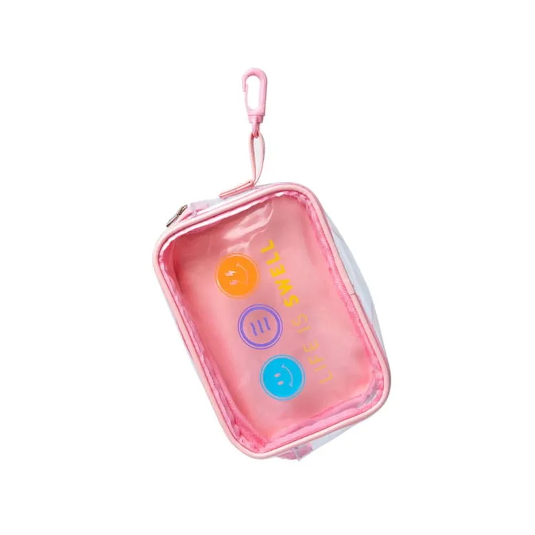 Barrel Surfer Mesh Beach Bag-PINK