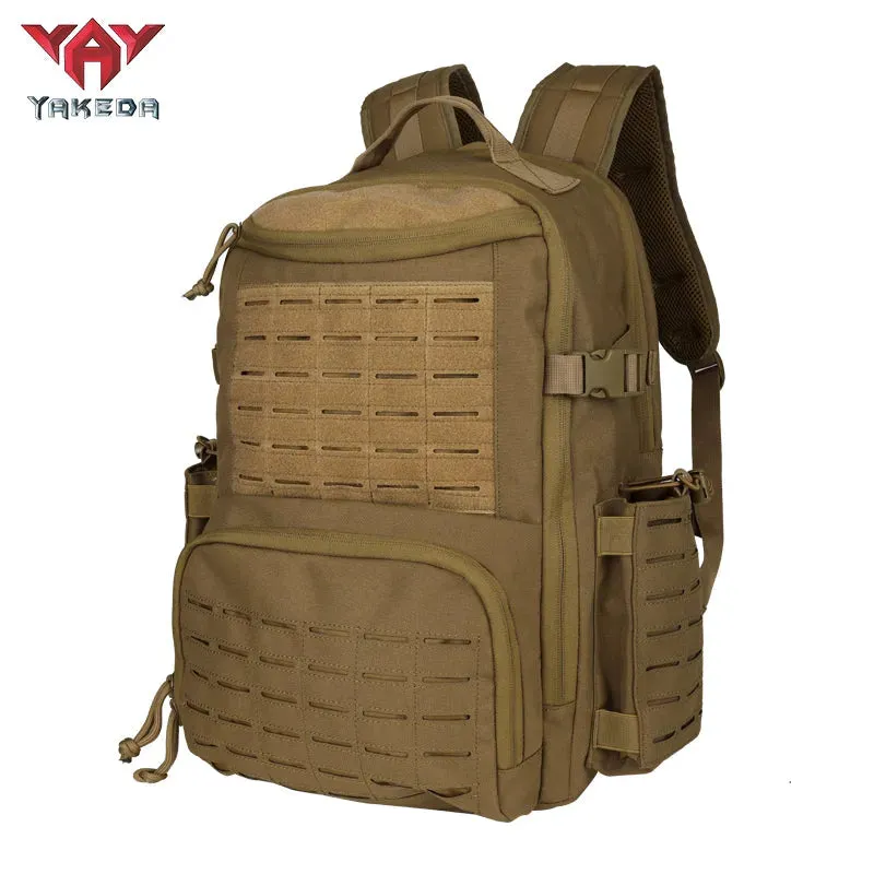BK-2357 Tactical Backpack Hiking Bag Outdoor Sports Shoulder Bag Wear-Resistant Polyester Travel Hiking Large Capacity Backpacks