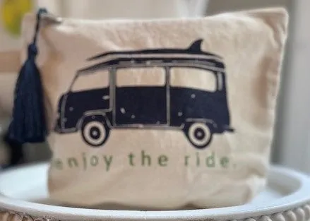 Canvas Accessories Zippered Bag