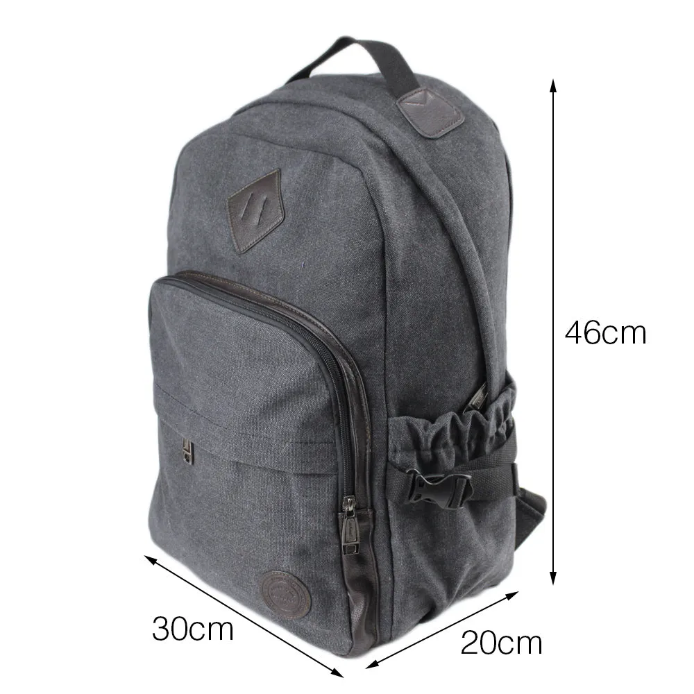 Canvas Backpacks Mens Vintage Laptop Bag Travel School Student Gym Casual Womens