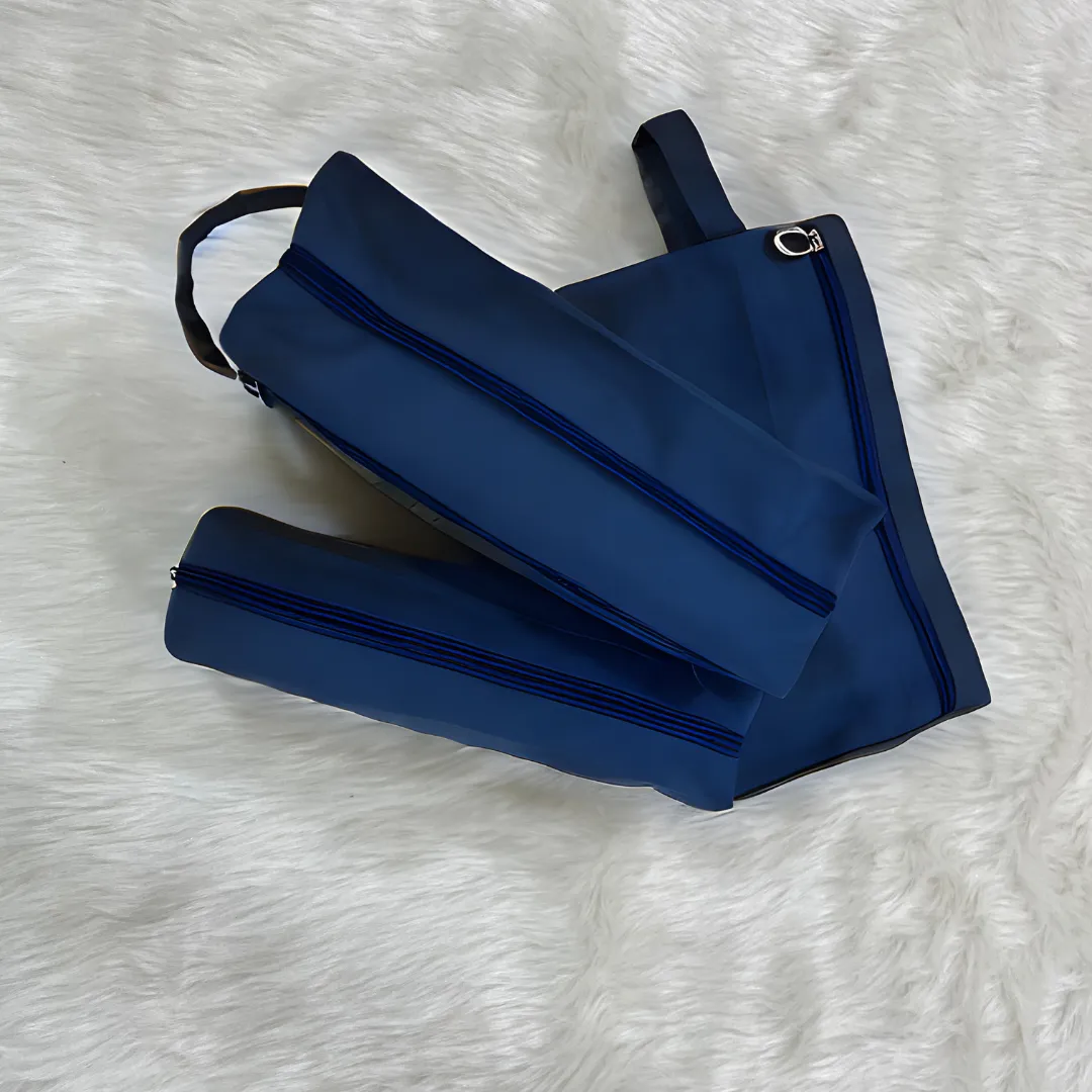 Canvas Trio Pouch Set