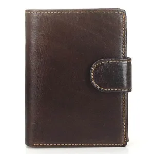 Classic Leather Men's Wallet - Short Multifunctional Cowhide Purse with Coin Pocket and Card Holder