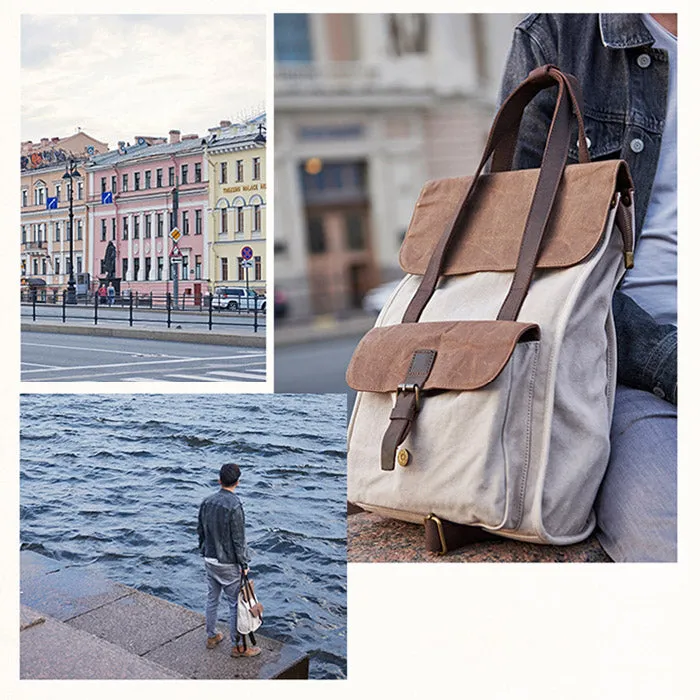 Cool Womens Large Rucksack Leather Backpack Bag Purse Laptop Backpacks for Women