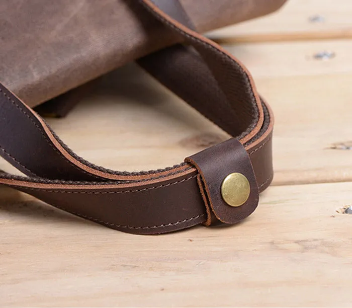 Cool Womens Large Rucksack Leather Backpack Bag Purse Laptop Backpacks for Women