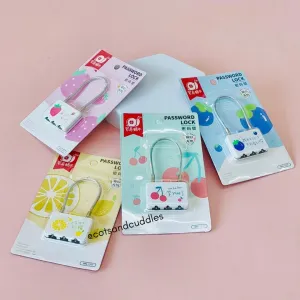 Cute Design Wire Hoop Mini Password Lock