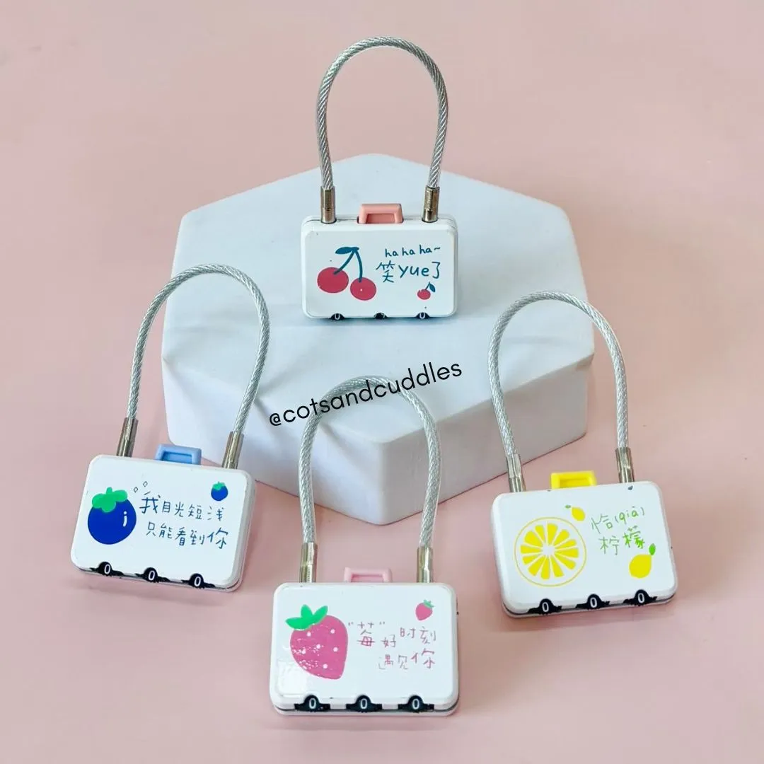 Cute Design Wire Hoop Mini Password Lock