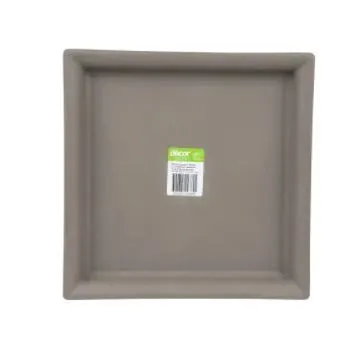 Décor Terrace Square Saucer – 308mm, Espresso