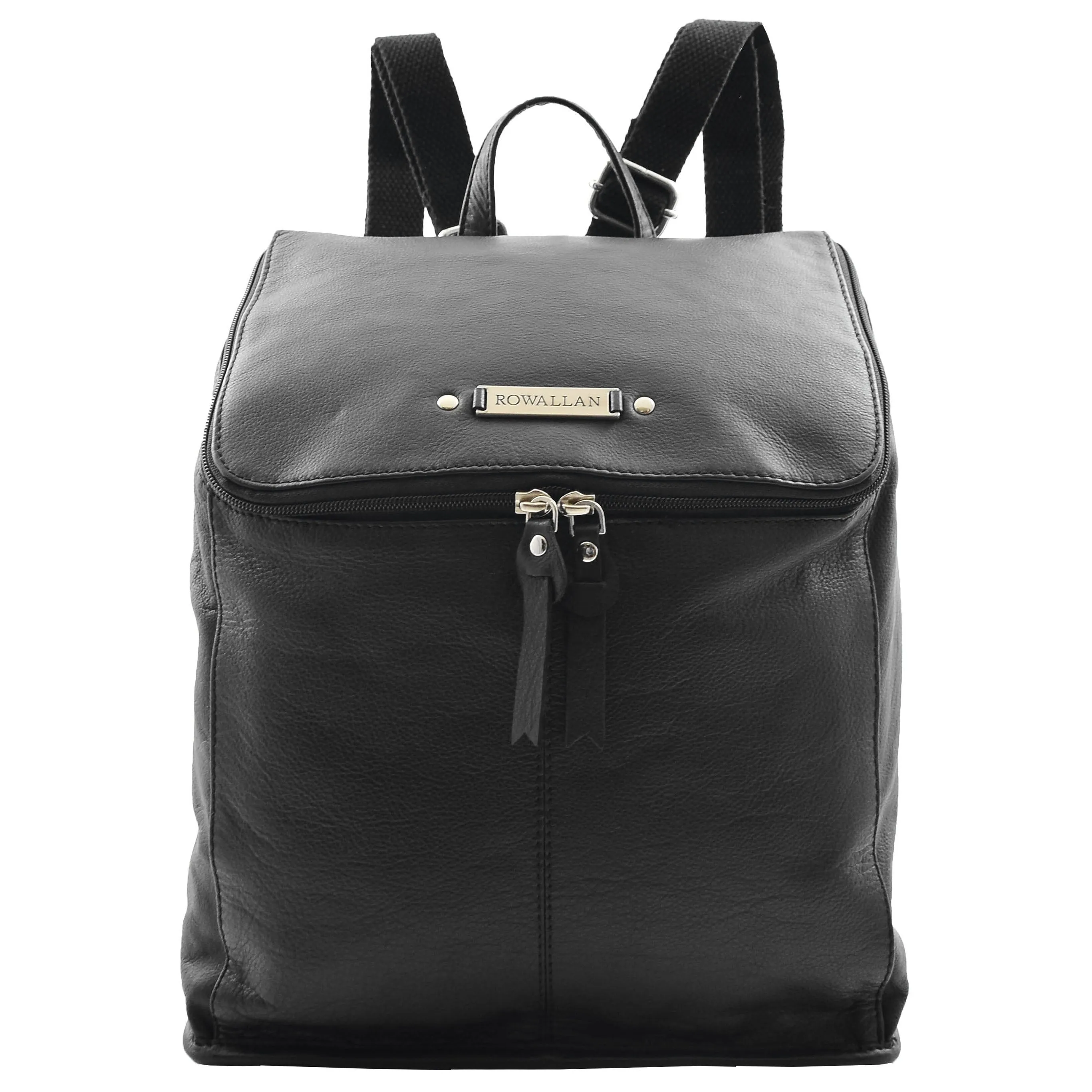 DR614 Real Leather Stylish Rucksack Backpack Black