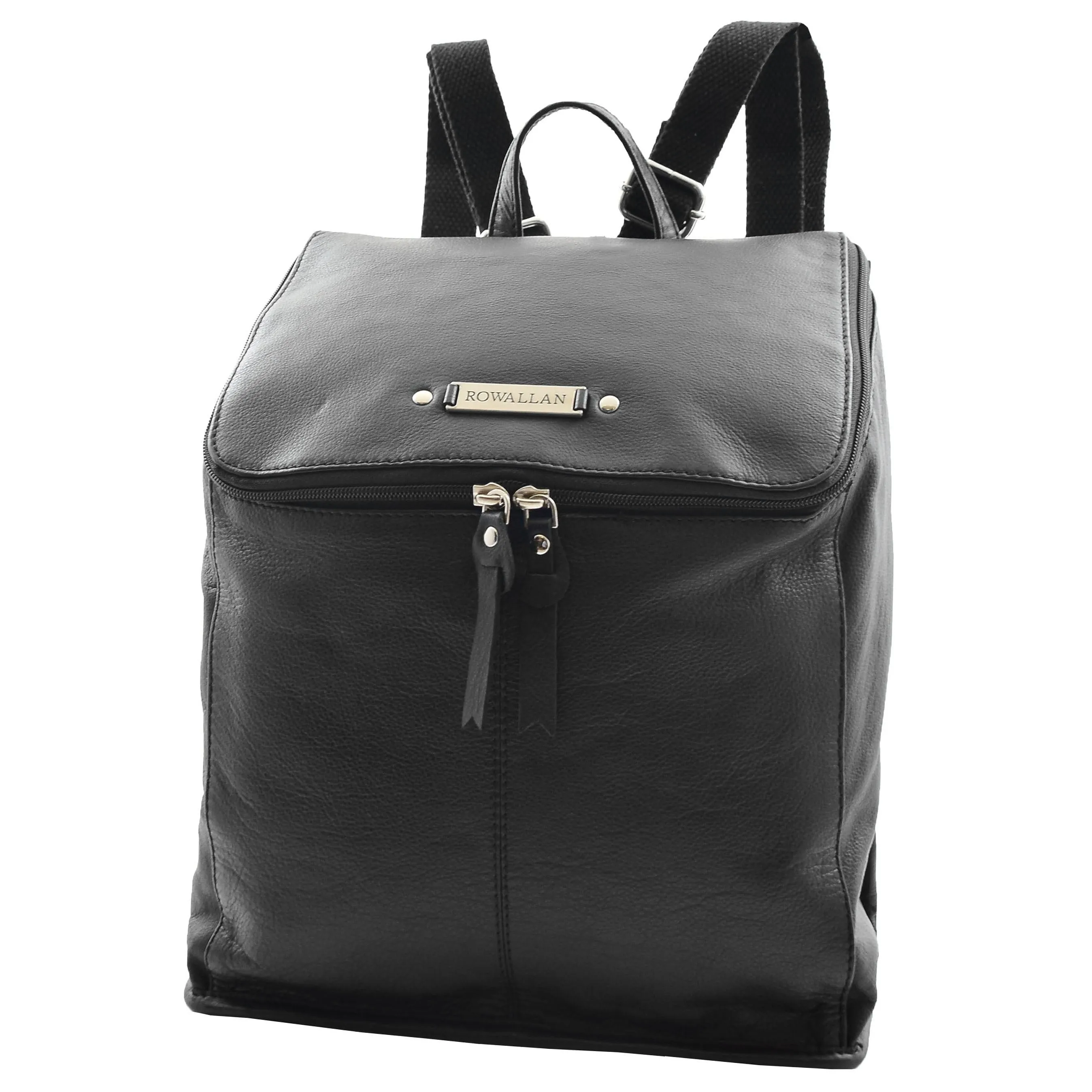 DR614 Real Leather Stylish Rucksack Backpack Black
