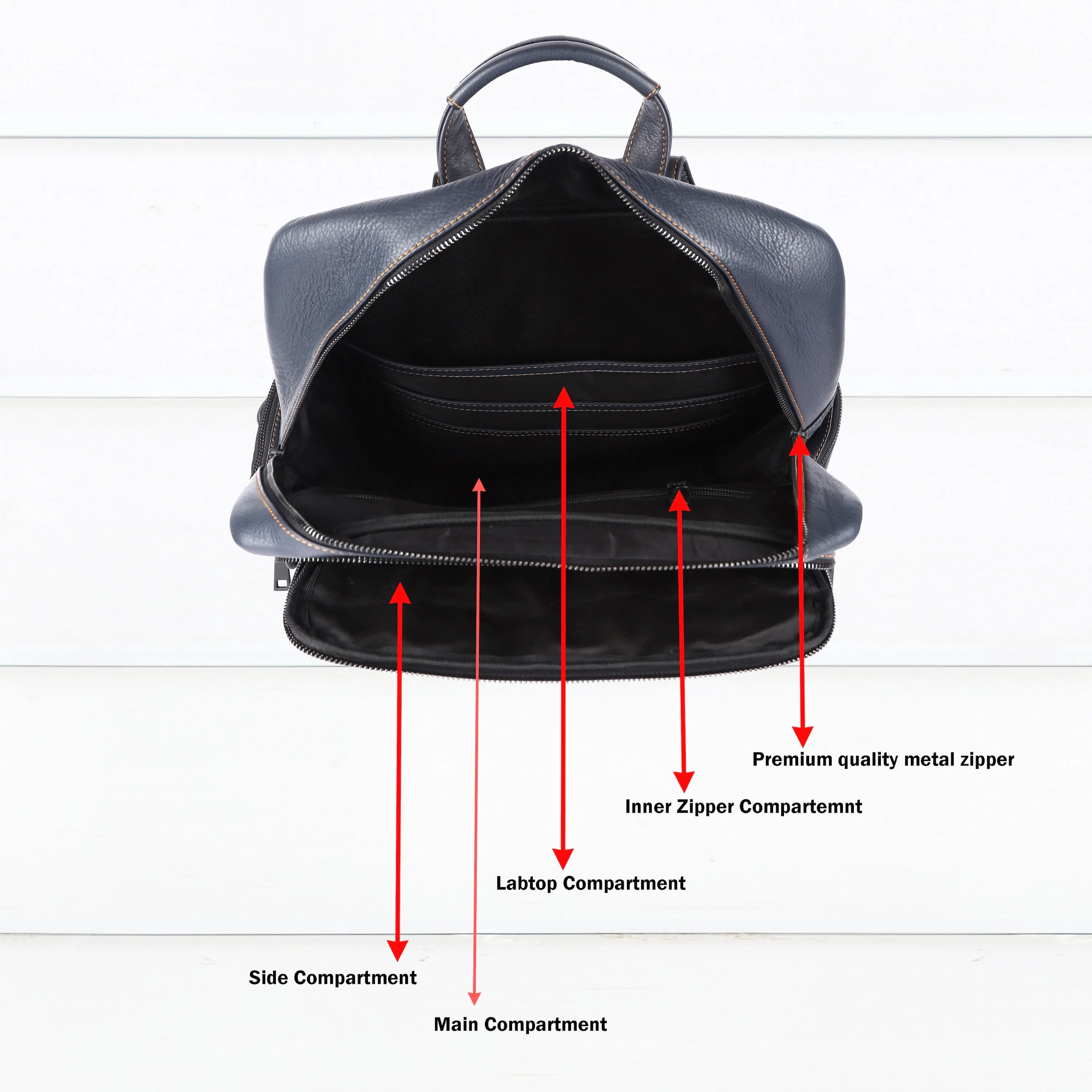 Explorer Leather Backpack #2831