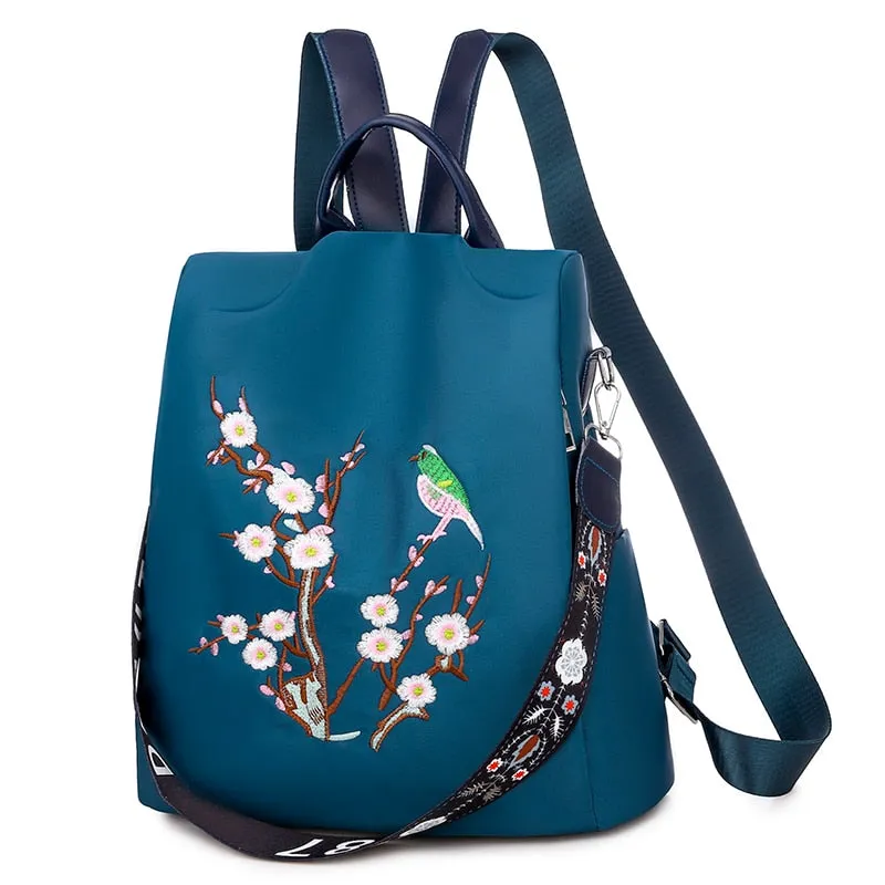 Fashion Anti-theft Women Backpacks Famous Brand High Quality Waterproof Oxford Women Backpack Ladies Large Capacity Backpack