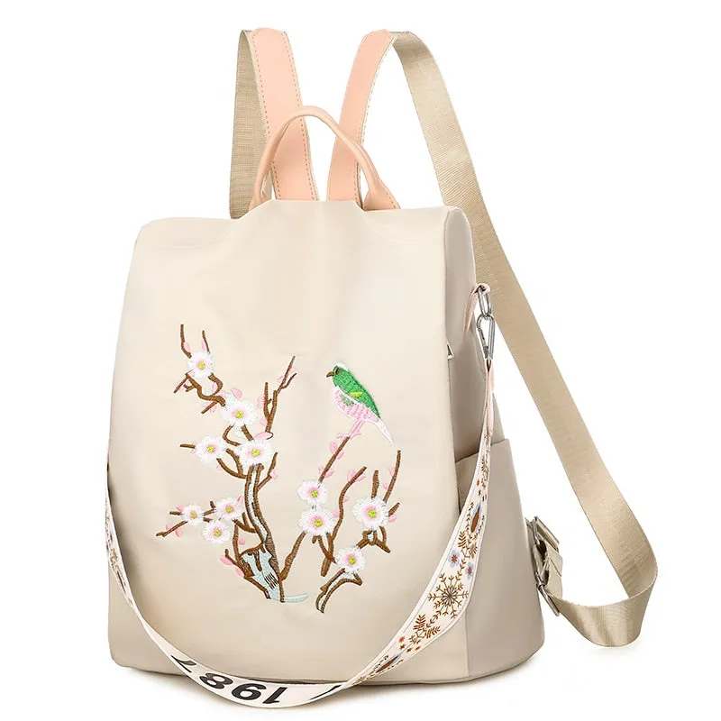 Fashion Anti-theft Women Backpacks Famous Brand High Quality Waterproof Oxford Women Backpack Ladies Large Capacity Backpack