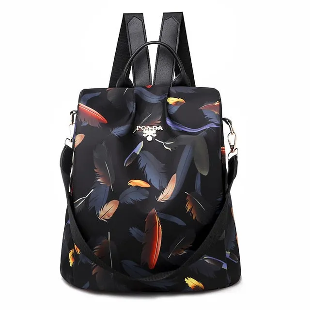 Fashion Anti-theft Women Backpacks Famous Brand High Quality Waterproof Oxford Women Backpack Ladies Large Capacity Backpack