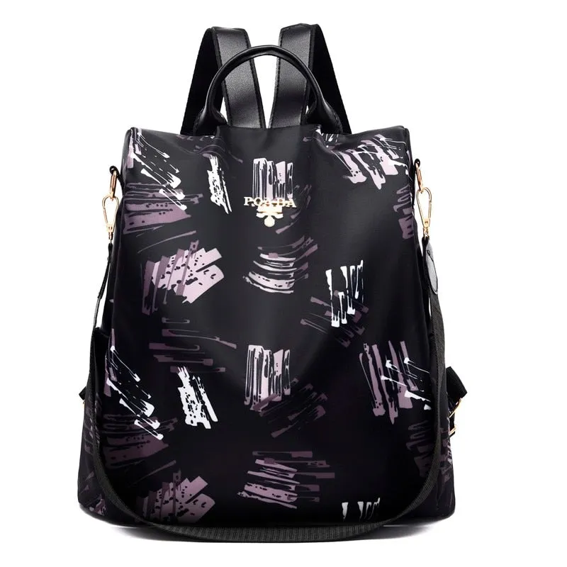 Fashion Anti-theft Women Backpacks Famous Brand High Quality Waterproof Oxford Women Backpack Ladies Large Capacity Backpack