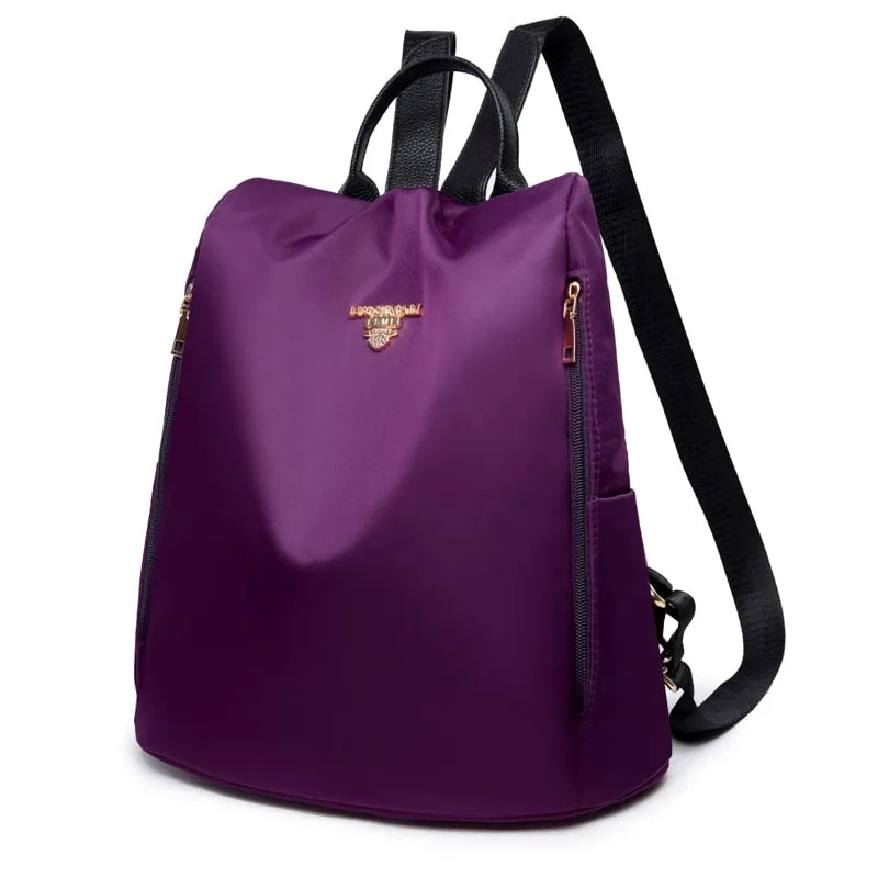 Fashion Anti-theft Women Backpacks Famous Brand High Quality Waterproof Oxford Women Backpack Ladies Large Capacity Backpack