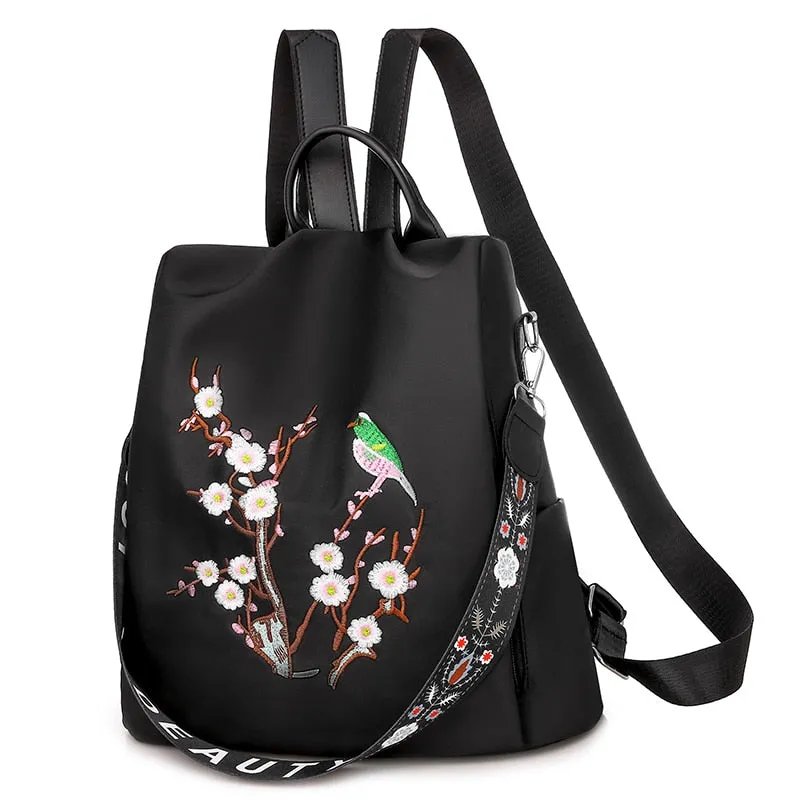 Fashion Anti-theft Women Backpacks Famous Brand High Quality Waterproof Oxford Women Backpack Ladies Large Capacity Backpack