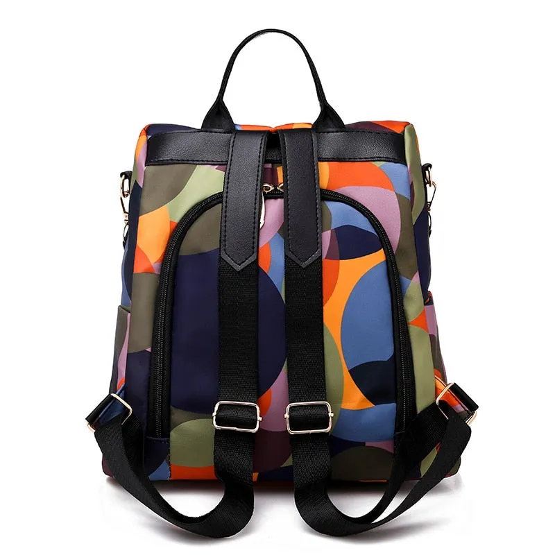 Fashion Anti-theft Women Backpacks Famous Brand High Quality Waterproof Oxford Women Backpack Ladies Large Capacity Backpack