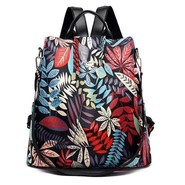 Fashion Anti-theft Women Backpacks Famous Brand High Quality Waterproof Oxford Women Backpack Ladies Large Capacity Backpack