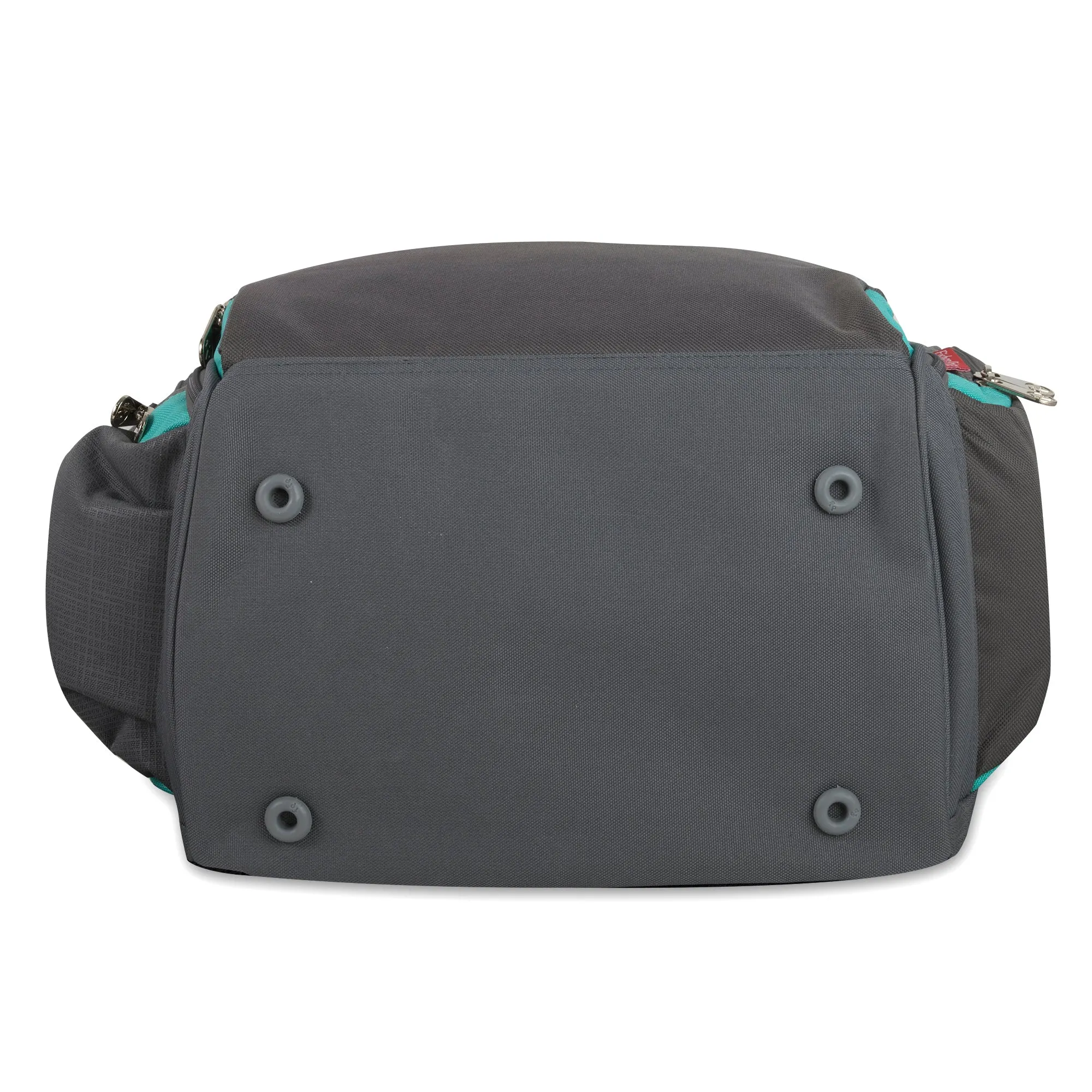 Fisher-Price Fastfinder Multi-Pocket Diaper Bag Backpack  -Teal & Grey