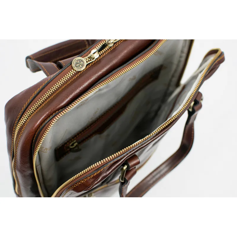 Gone with the Wind - Brown Leather Backpack