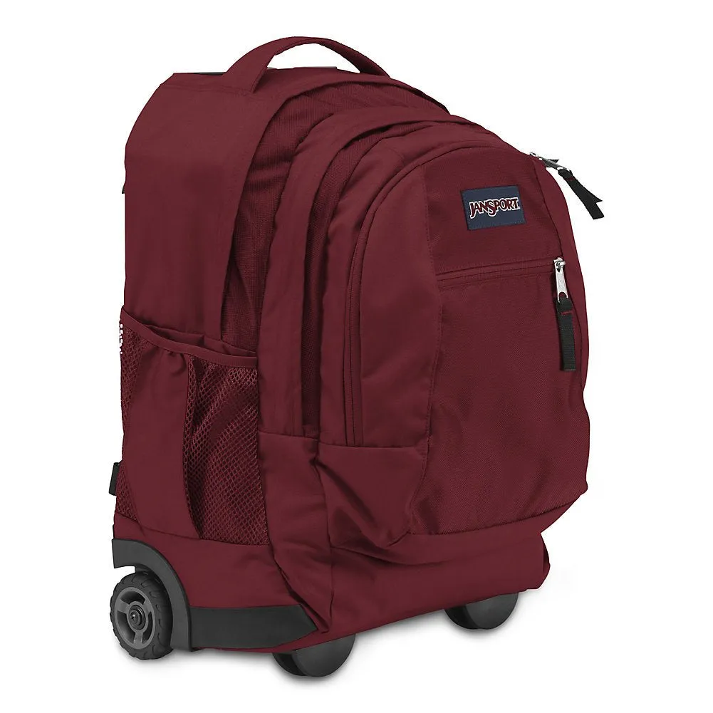 JanSport Driver 8 Rolling Backpack - Viking Red
