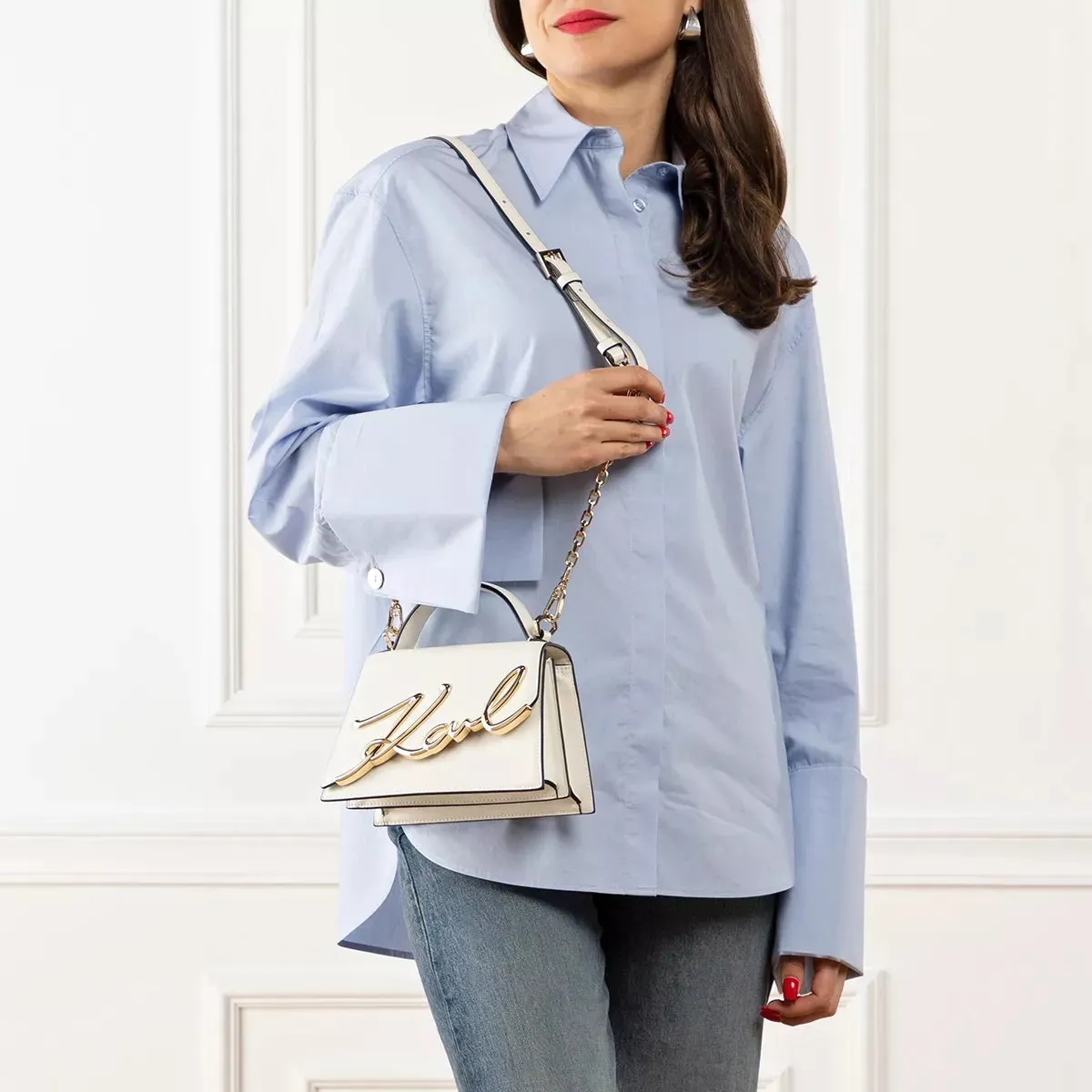 Karl Lagerfeld K/Signature 2.0 Sm Crossbody