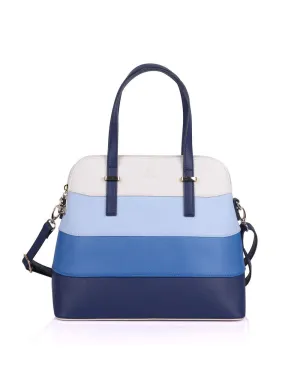 Karla Hanson Dome Shaped Grace Women's Satchel Bag Blue Tone