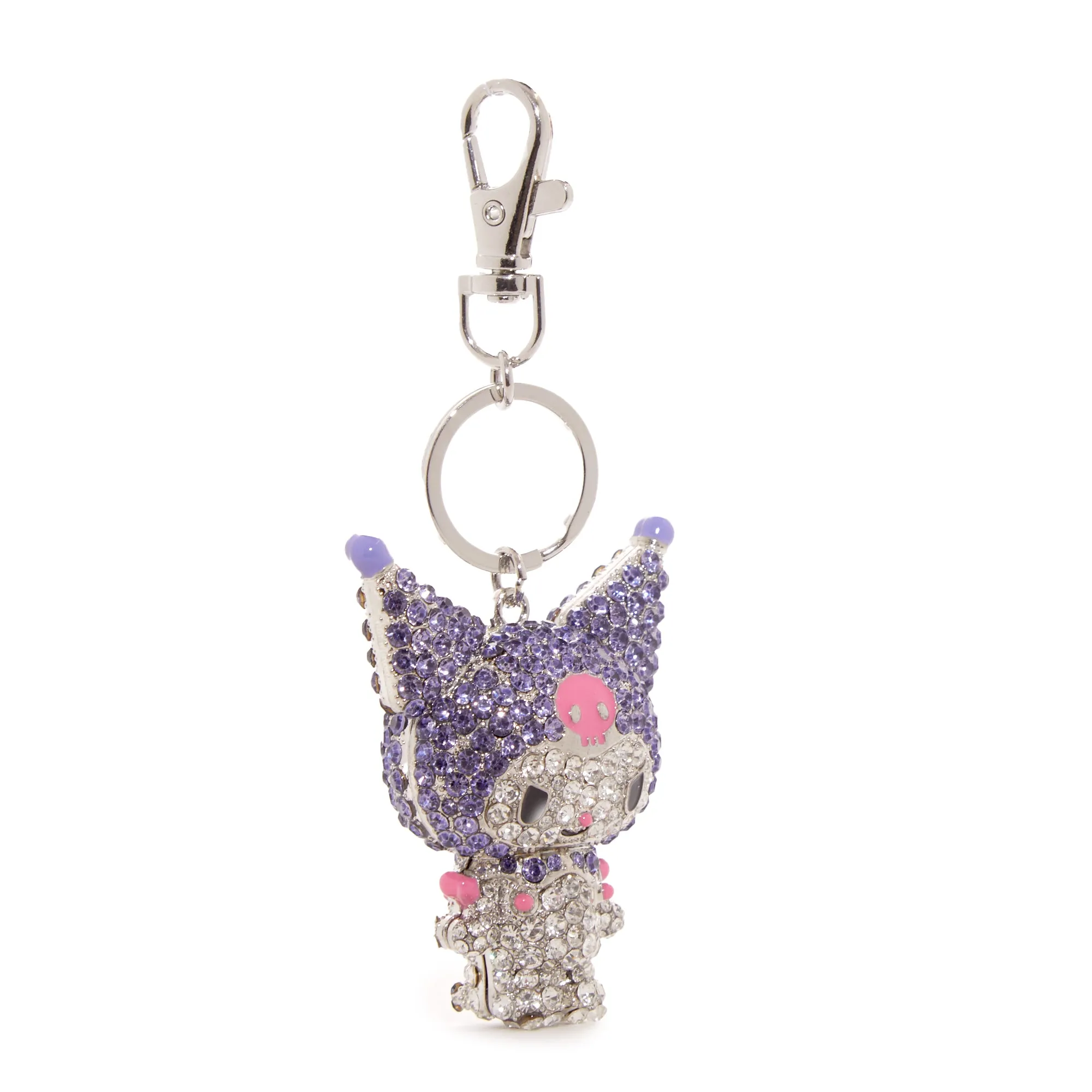 Kuromi Pave 3D Bling Keychain