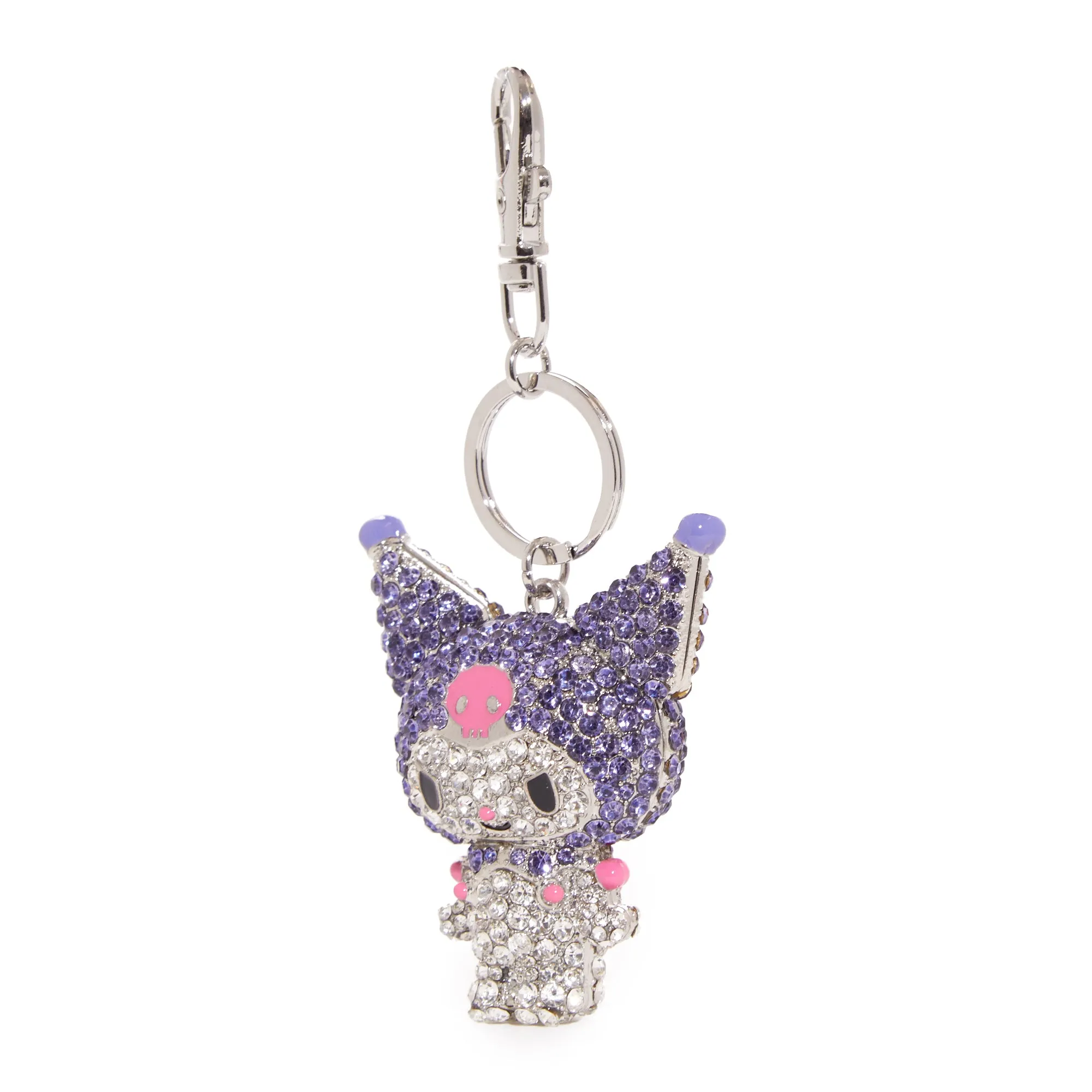 Kuromi Pave 3D Bling Keychain