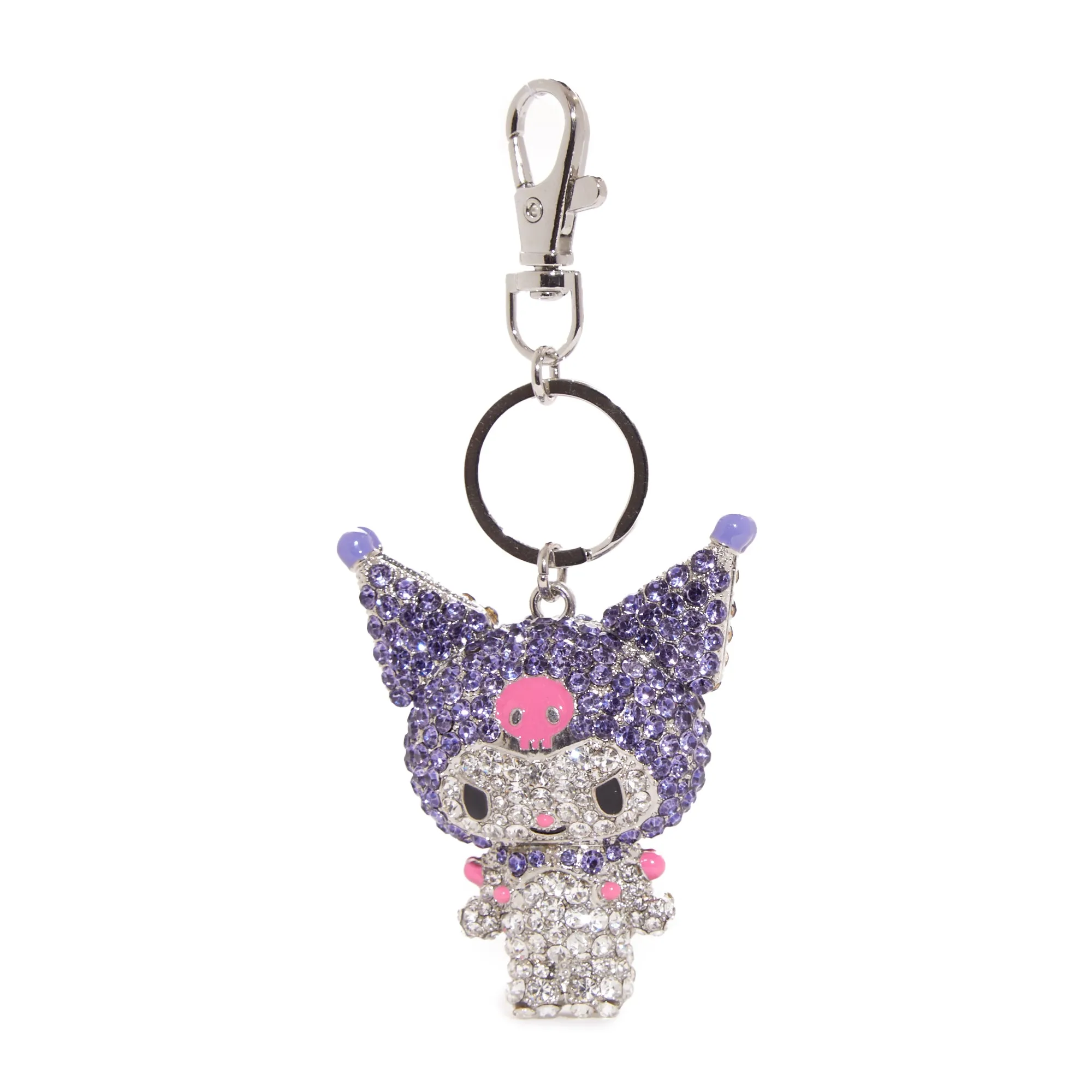 Kuromi Pave 3D Bling Keychain