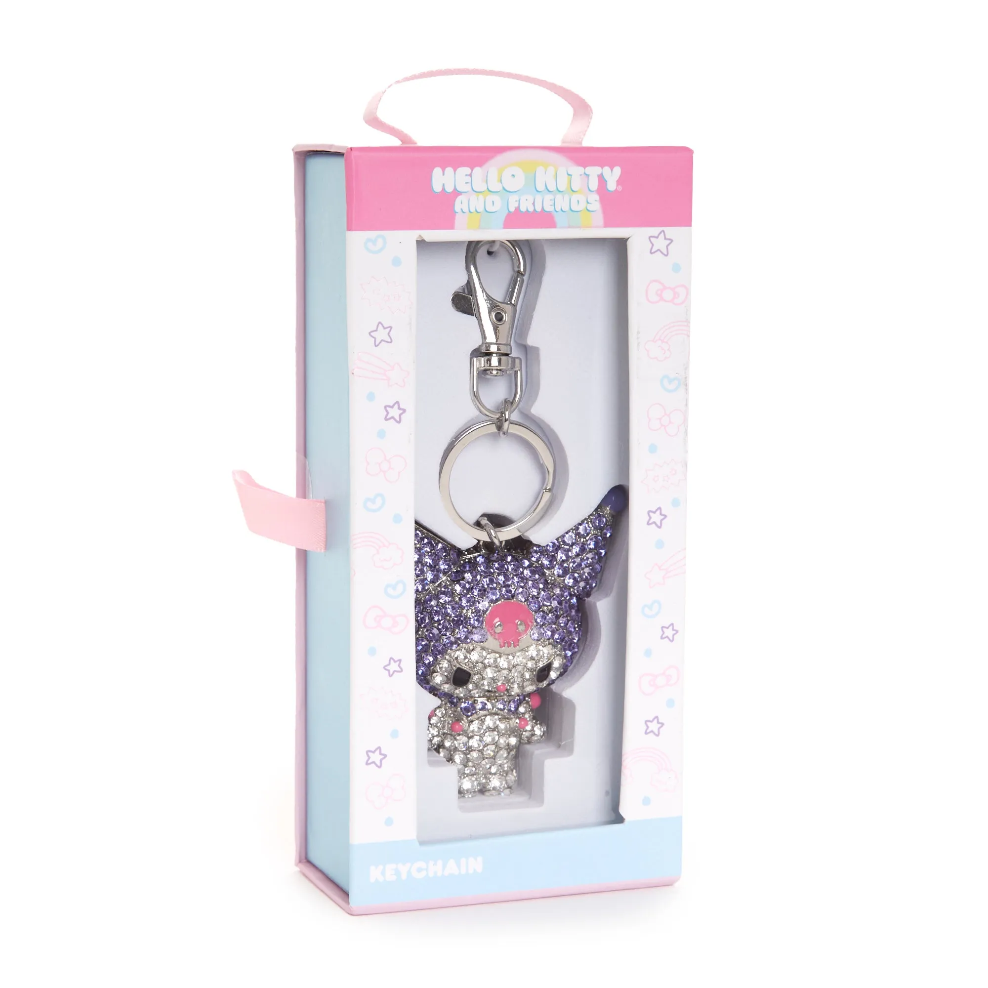 Kuromi Pave 3D Bling Keychain