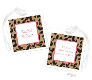 Leopard Bag Tags