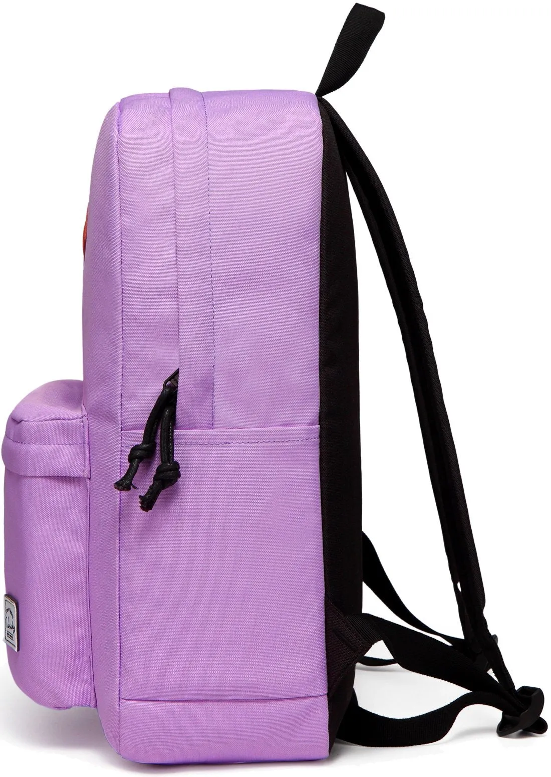 Lightweight Backpack for School, VASCHY Classic Basic Water Resistant Casual Daypack for Travel with Bottle Side Pockets (Orchid)