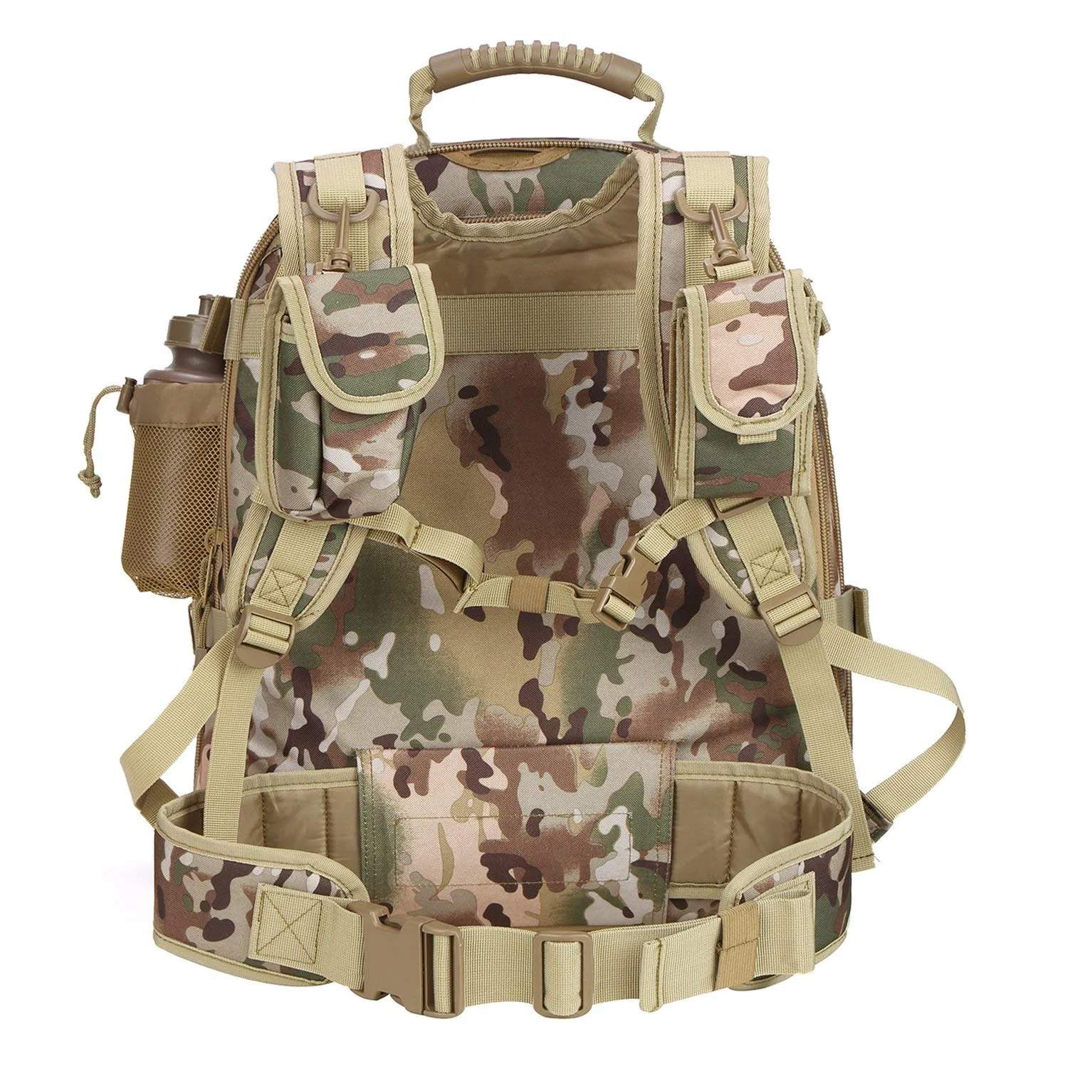 Military Expandable Travel Backpack Tactical Waterproof Work Backpack for Men(OCP)