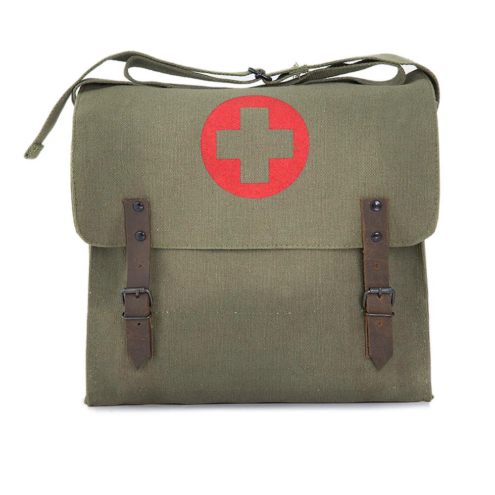 Military Medic Shoulder Heavy Canvas Bag
