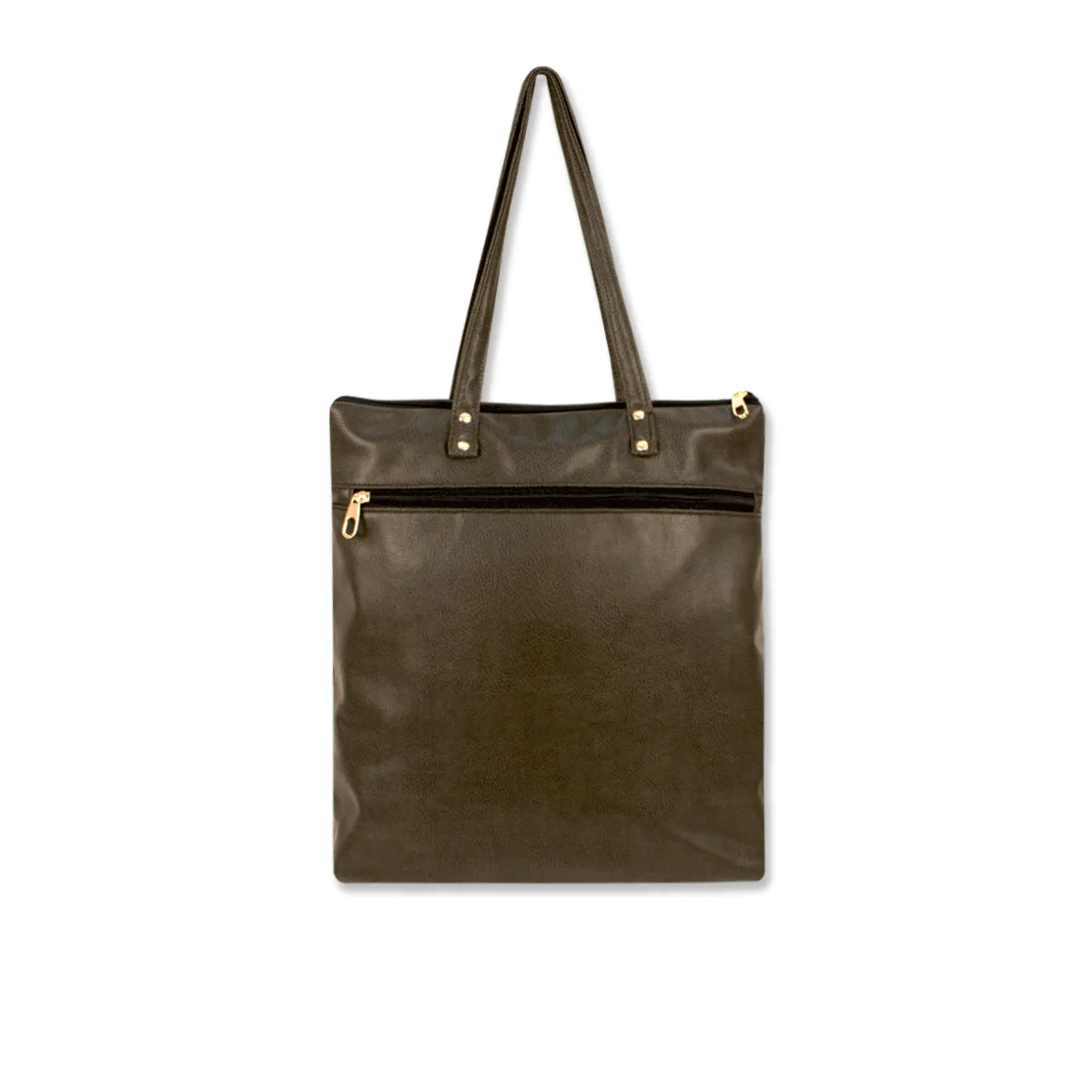 Off-beat Olive Ikat Office Bag