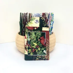 Pick any one Fabric luggage tags; name tags; ID tag -Christmas