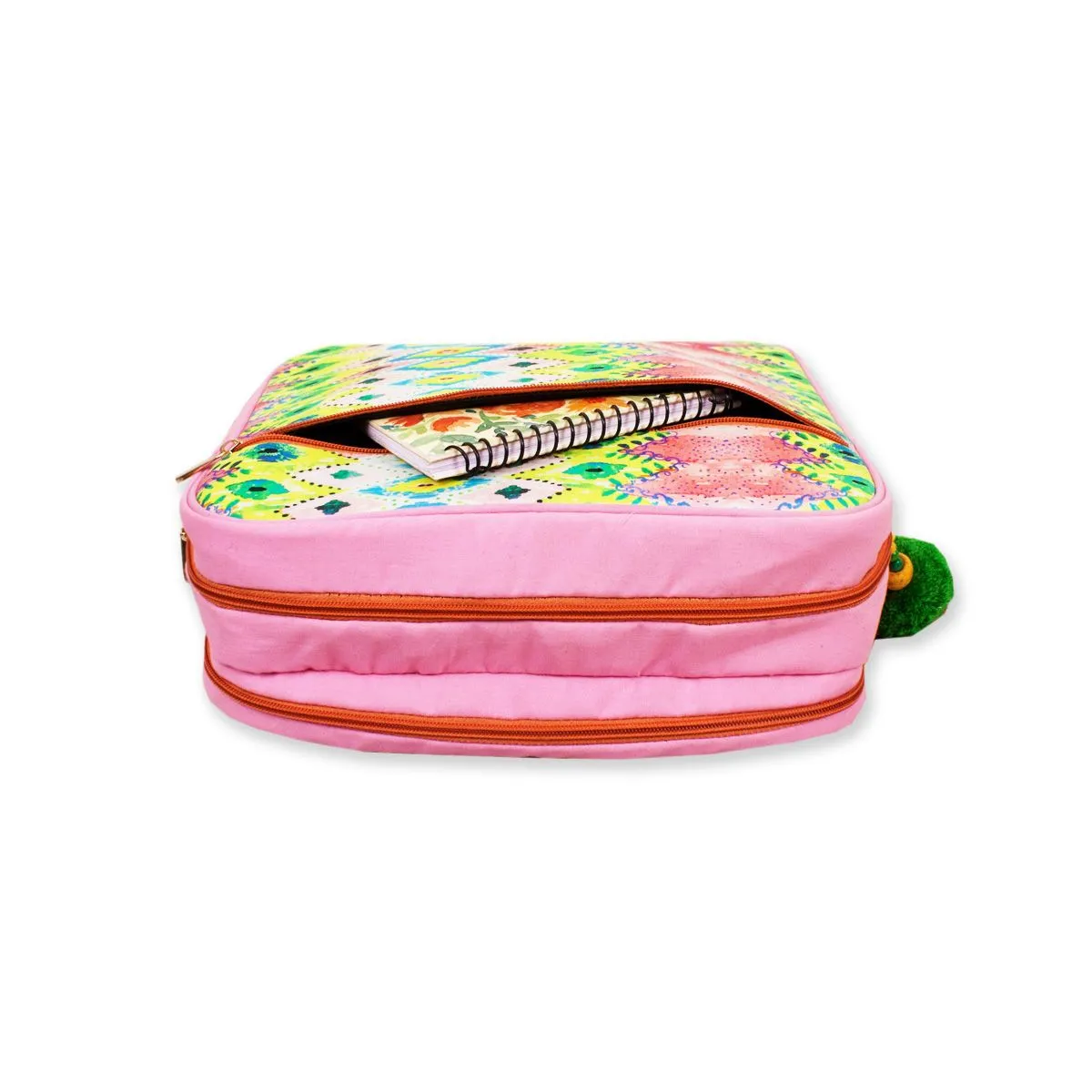 Pink Ikkat Backpack