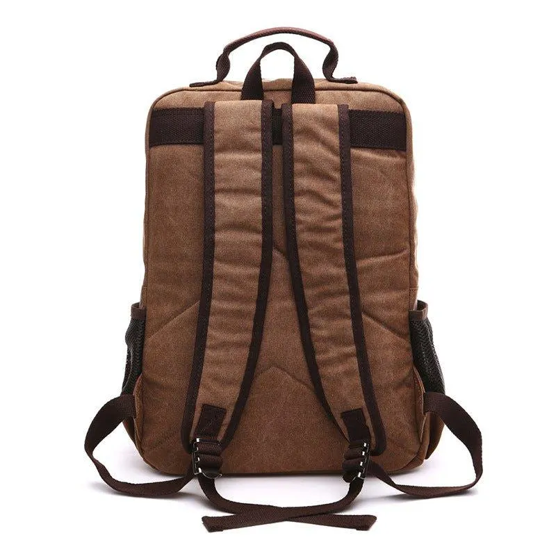 School Backpack Vintage Canvas Laptop Backpacks