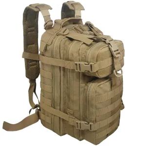 Small Military Tactical Backpack 30L Assault Backpack Tactical Bag Tan